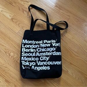 American Apparel City Tote Bag - Black